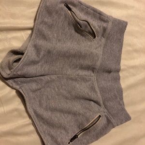 Grey booty shorts